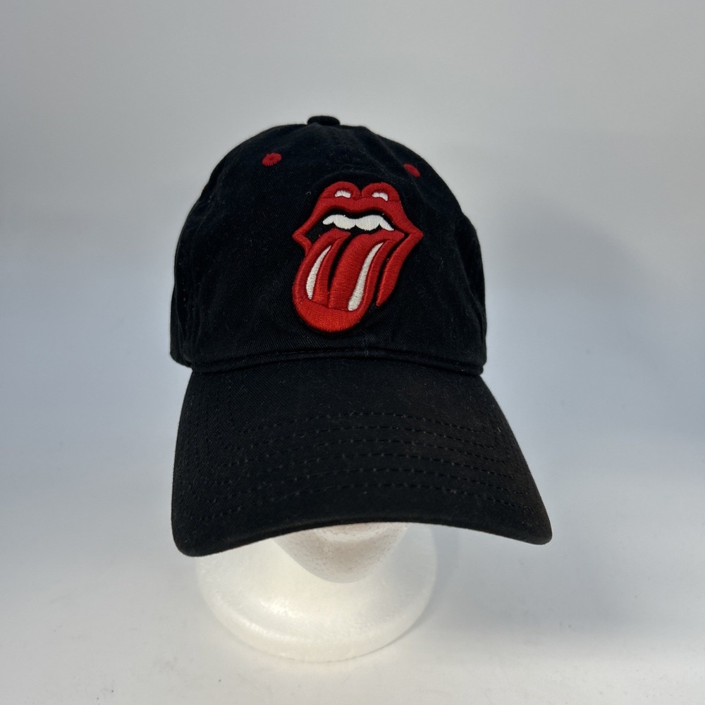 Rolling Stones Ball Cap Black Adult Adjustable It's Only Rock N Roll Lyrics